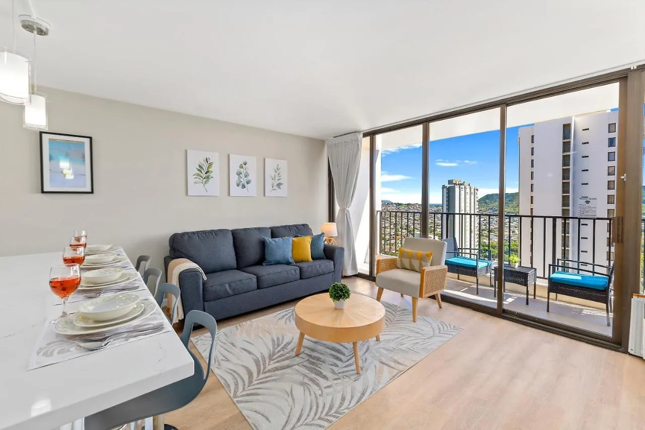 Stylish Oasis With Great Ocean And Diamond Head Views, Free Parking! Daire Honolulu