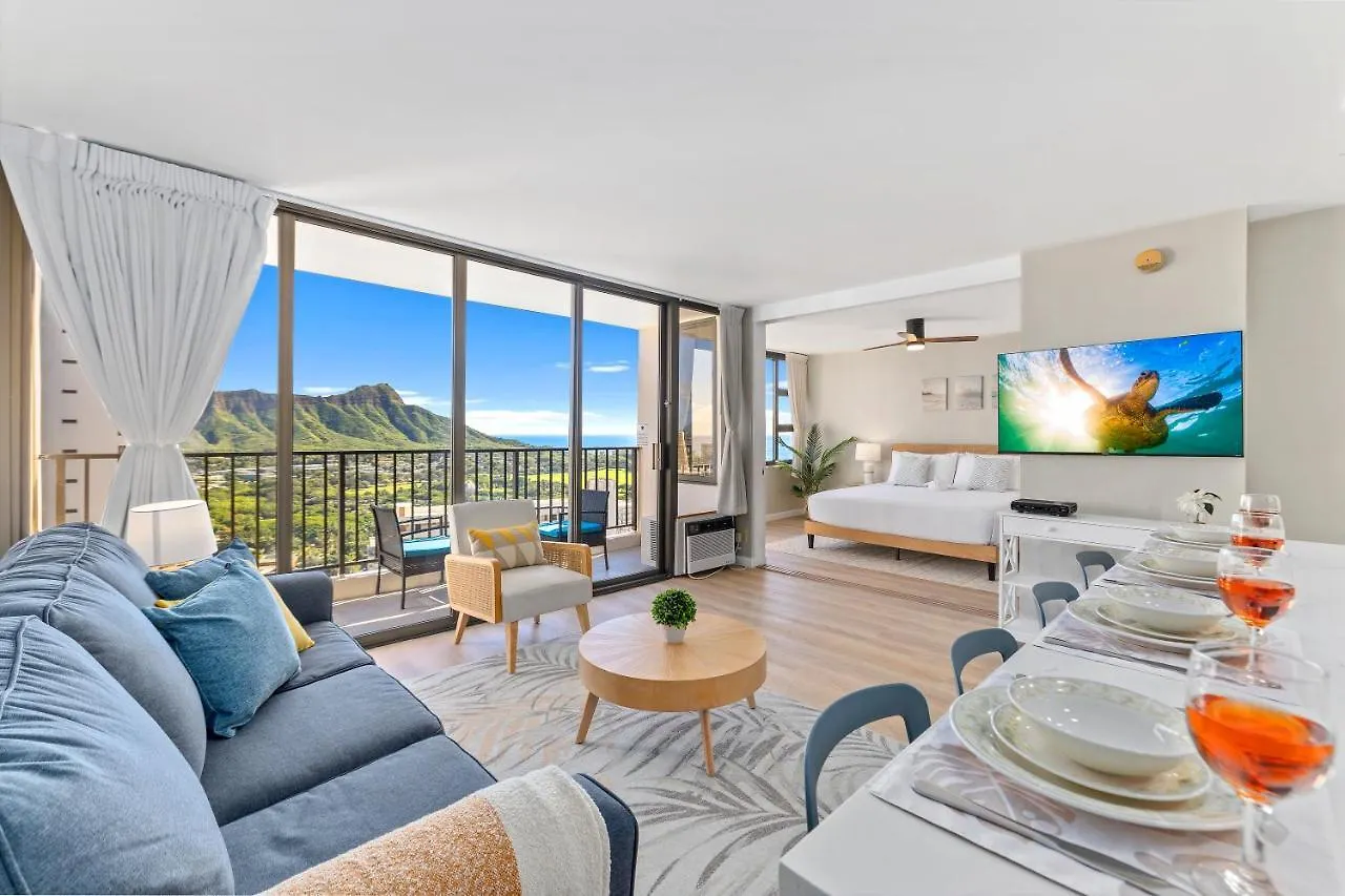 Stylish Oasis With Great Ocean And Diamond Head Views, Free Parking! Daire Honolulu