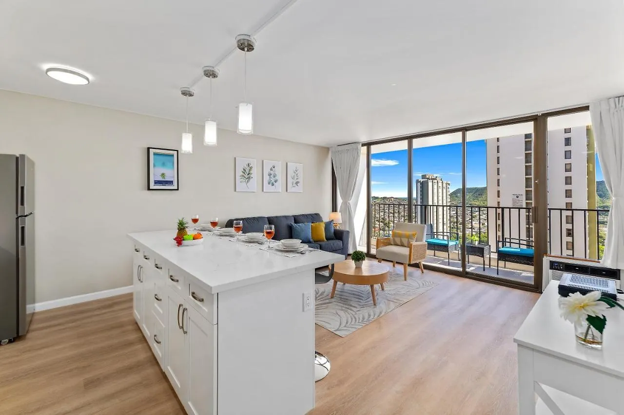 Stylish Oasis With Great Ocean And Diamond Head Views, Free Parking! Daire Honolulu